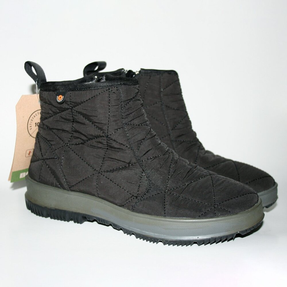 Bogs Quilted Black Waterproof Winter Boots - NWT